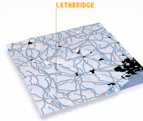 3d view of Lethbridge