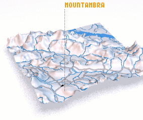3d view of Mount Ambra