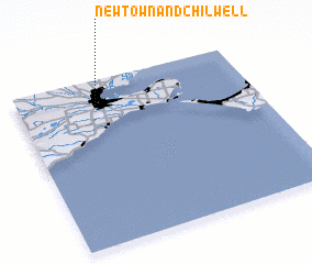 3d view of Newtown and Chilwell