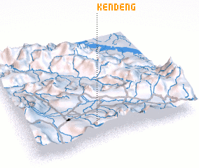 3d view of Kendeng