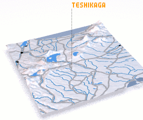 3d view of Teshikaga