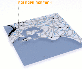 3d view of Balnarring Beach