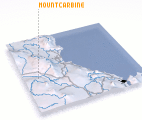 3d view of Mount Carbine