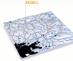 3d view of Box Hill