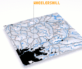 3d view of Wheelers Hill