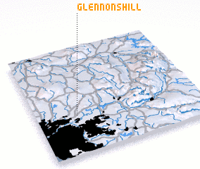 3d view of Glennons Hill