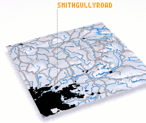 3d view of Smith Gully Road