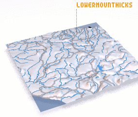 3d view of Lower Mount Hicks