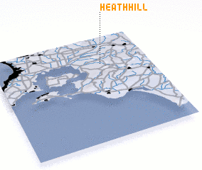 3d view of Heath Hill
