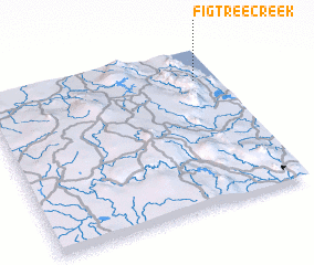 3d view of Figtree Creek