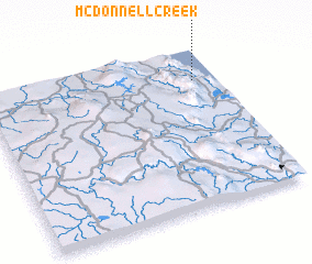 3d view of McDonnell Creek