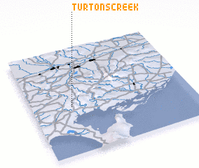 3d view of Turtons Creek