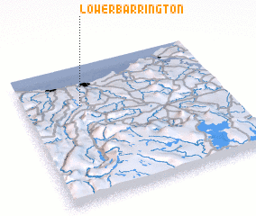 3d view of Lower Barrington