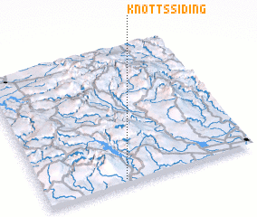 3d view of Knotts Siding