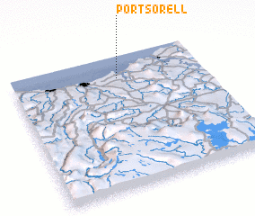 3d view of Port Sorell