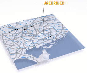 3d view of Jack River