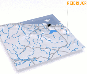 3d view of Reid River