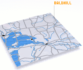 3d view of Bald Hill