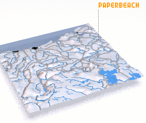 3d view of Paper Beach