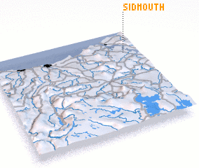 3d view of Sidmouth