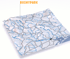 3d view of Bushy Park