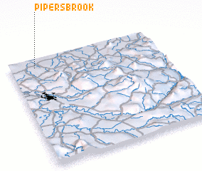 3d view of Pipers Brook