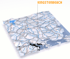 3d view of Kingston Beach