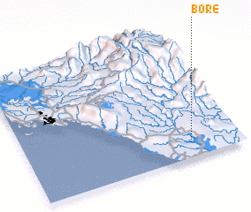 3d view of Bore