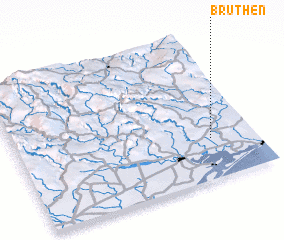 3d view of Bruthen