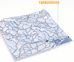3d view of Tambo Upper
