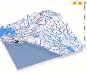 3d view of Konako