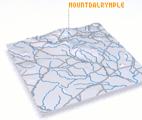 3d view of Mount Dalrymple