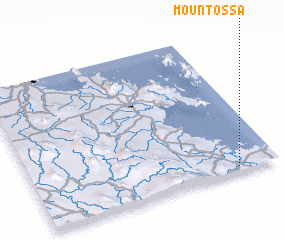 3d view of Mount Ossa