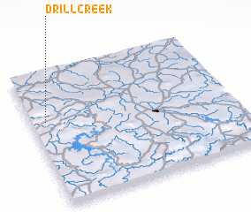 3d view of Drill Creek