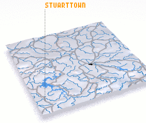 3d view of Stuart Town