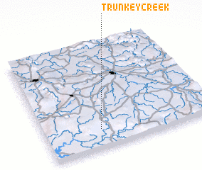 3d view of Trunkey Creek