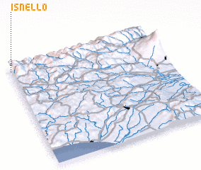 3d view of Isnello