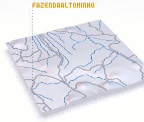 3d view of Fazenda Alto Minho