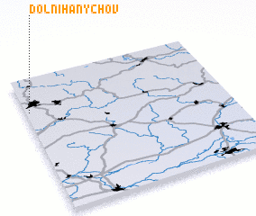 3d view of Dolní Hanychov