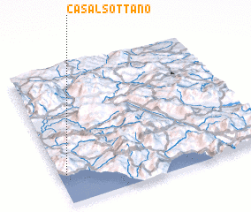 3d view of Casal Sottano