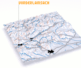 3d view of Vorderlainsach