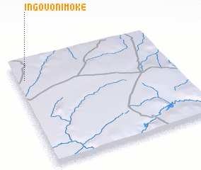 3d view of Ingouoni-Moké