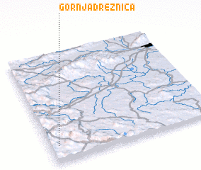 3d view of Gornja Drežnica