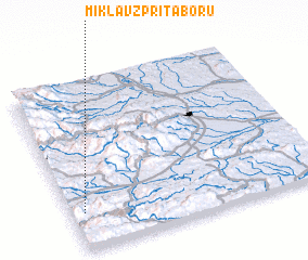 3d view of Miklavž pri Taboru