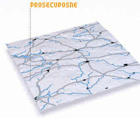 3d view of Proseč u Pošné