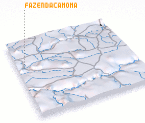 3d view of Fazenda Camoma