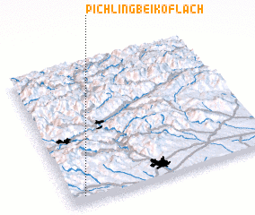 3d view of Pichling bei Köflach