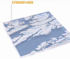 3d view of Straumfjord