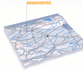 3d view of Ariano Irpino