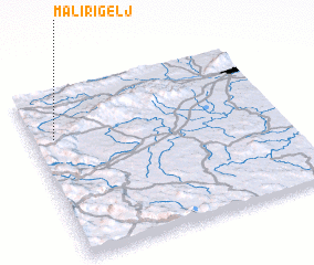 3d view of Mali Rigelj